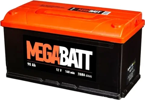 Автомобильный аккумулятор Mega Batt R+ 780A / 6СТ-90АзЕ (90 А/ч)
