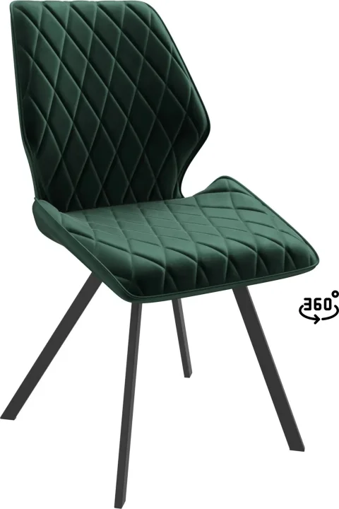 Стул Мамадома Rafael M-R 360 (d13 Dark Green Lux\черный)