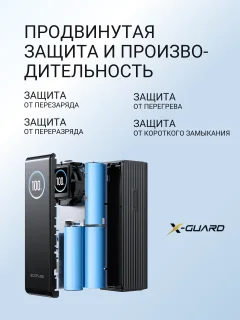 Портативное зарядное устройство EcoFlow Rapid 25k (25000мАч, со встроенным и выдвижным кабелями 100 Вт) — фото 8
