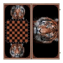 Набор настольных игр Partida Сирия. Тигр большие. Нарды, шашки / rastiger60 — фото 4