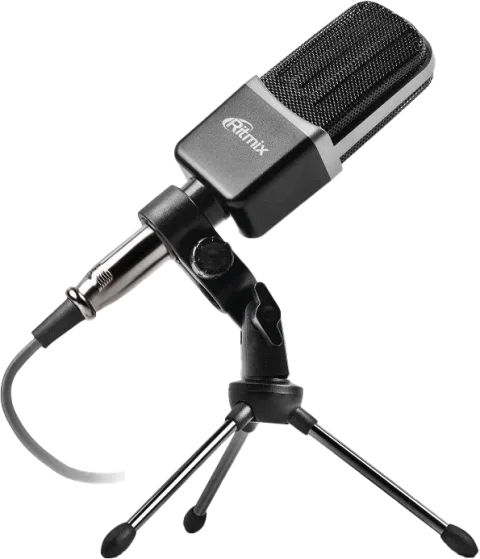 Микрофон Ritmix RDM-123 (черный)