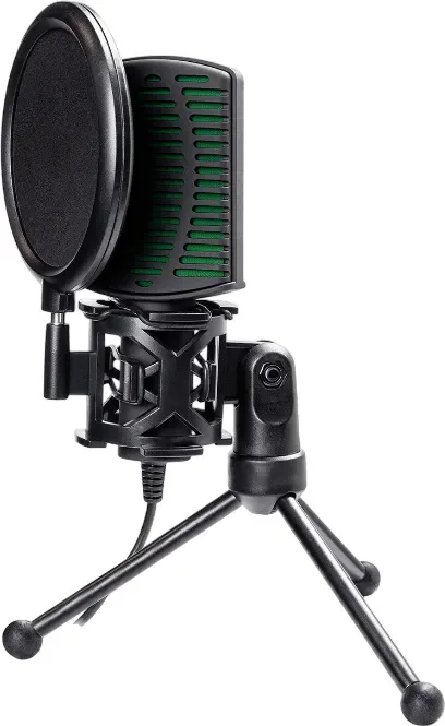 Микрофон Ritmix RDM-126 Pro (черный/зеленый)