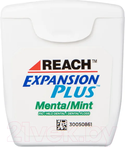 Зубная нить REACH Пропитанная воском с мятным вкусом (50м)