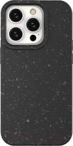 Чехол-накладка Case Recycle для iPhone 15 Pro (черный матовый) — фото 1
