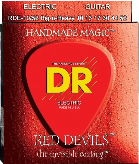 Струны для электрогитары DR Red Devils RDE-10/52 10-52