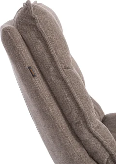 Кресло мягкое Tetchair Reflex с пуфом велюр/букле (бежевый) — фото 8