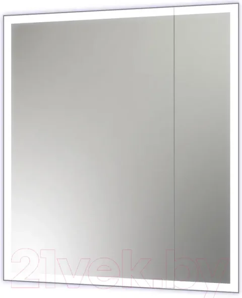 Шкаф с зеркалом для ванной Континент Reflex Led 70x80 (с датчиком движения)