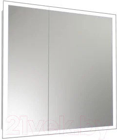 Шкаф с зеркалом для ванной Континент Reflex Led 80x80 (с датчиком движения) — фото 1