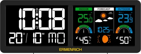 Метеостанция цифровая Ermenrich Report WR70 / 86038