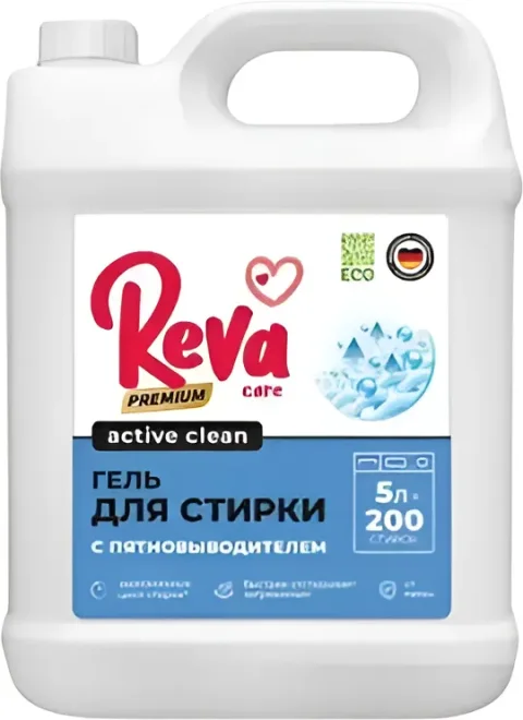 Гель для стирки Reva Care Концентрат с пятновыводителем (5л)