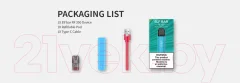 Электронный парогенератор Elf Bar RF350 Pod 350mAh (желтый) — фото 9