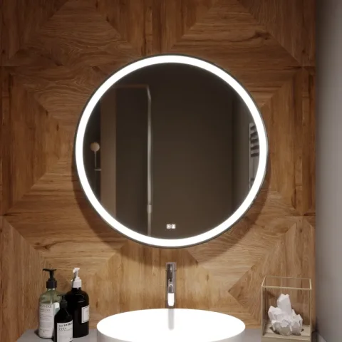 Зеркало Mixline Перла Нео RGB D77 555673 (сенсорный выключатель)