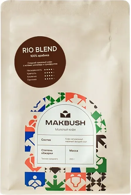 Кофе молотый MakBush Rio Blend (250г)