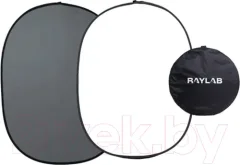 Фон тканевый RayLab RL-RF-12 (белый/серый) — фото 1