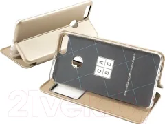 Чехол-книжка Case Round Edge для Mi A1 Mi5X (золото) — фото 9