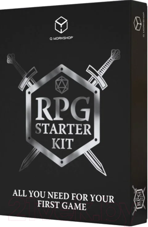 Набор кубиков для настольной игры Q-Workshop RPG Starter Kit / SKIT22