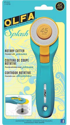 Нож дисковый Olfa RTY-2C/Aqua Blue — фото 4