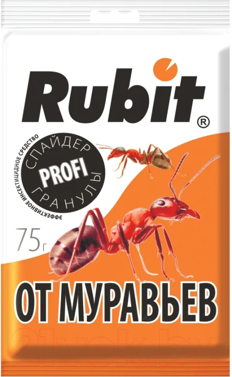 Гранулы от насекомых Rubit Спайдер от муравьев (75г)