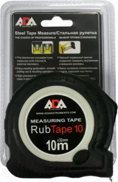 Рулетка ADA Instruments RubTape 10 / A00154 — фото 8