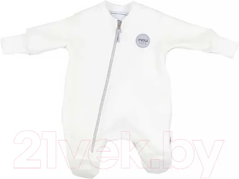 Комбинезон для малышей MOWbaby Ruby 9-12м / 153/1-9-12 (Milk)