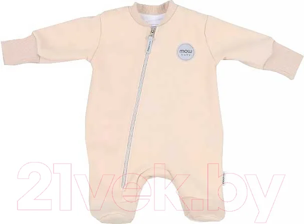 Комбинезон для малышей MOWbaby Ruby 9-12м / 153/2-9-12 (Vanilla Beige)