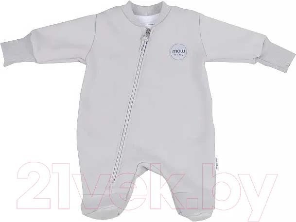 Комбинезон для малышей MOWbaby Ruby 9-12м / 153/4-9-12 (Arctic Grey)