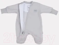 Комбинезон для малышей MOWbaby Ruby 9-12м / 153/4-9-12 (Arctic Grey) — фото 2