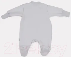 Комбинезон для малышей MOWbaby Ruby 9-12м / 153/4-9-12 (Arctic Grey) — фото 3
