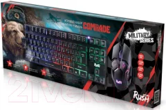 Комплект клавиатура и мышь SmartBuy Rush Comrade / SBC-550915G-K (черный) — фото 6
