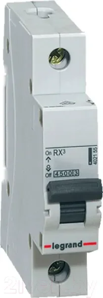 Выключатель автоматический Legrand RX3 1P C 32A 4.5кА 1M / 419667 — фото 3
