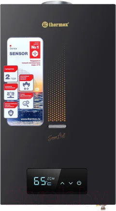 Газовая колонка Thermex S 20 MD (Art Black) — фото 1