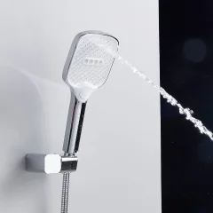 Душевая система со смесителем Shevanik S4035 (хром) — фото 8