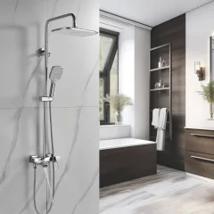 Душевая система со смесителем Shevanik S4036 (хром) — фото 3