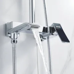 Душевая система со смесителем Shevanik S4036 (хром) — фото 10