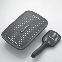 Душевая система со смесителем Shevanik S4036H (черный) — фото 9