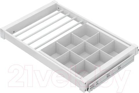 Вешалка выдвижная Starax S-6706-W (белый)