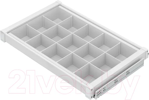Полка выдвижная Starax S-6716-W (белый)
