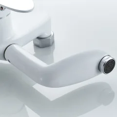 Душевая система со смесителем Shevanik S9836F (белый/хром) — фото 6