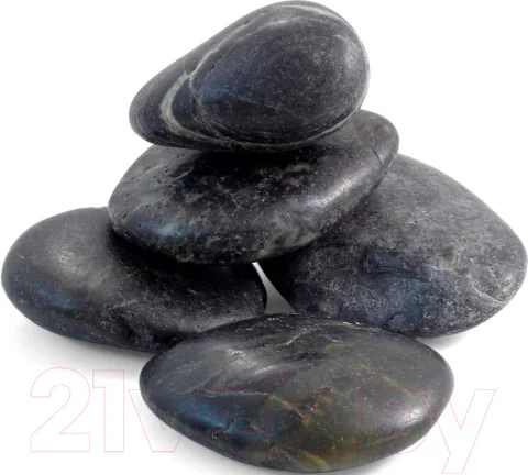 Грунт для аквариума Laguna Галька S/BM / 73954004 (1кг, черный)