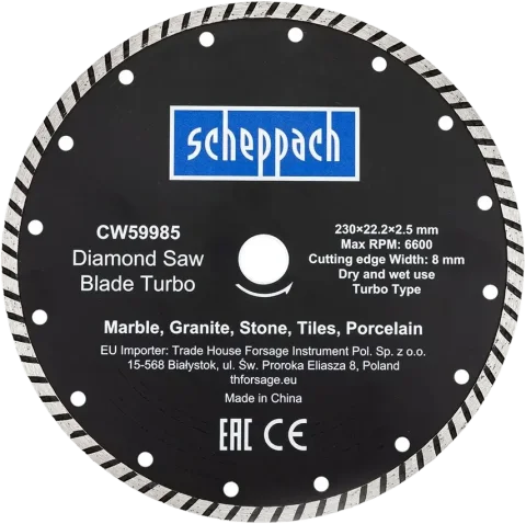Отрезной диск Scheppach Sch-CW59985 (62954)