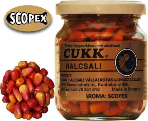 Насадка рыболовная CUKK Кукуруза сладкая Scopex / 4857 (220мл, коричневый)