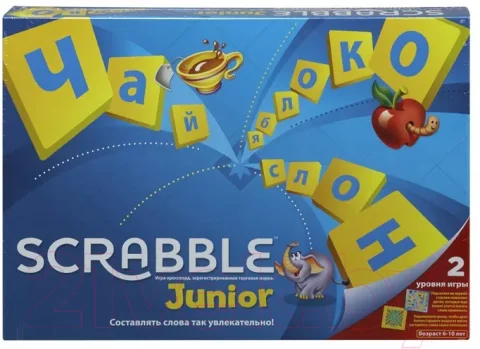 Настольная игра Mattel Scrabble для детей / Y9736