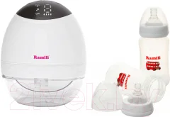 Молокоотсос электрический Ramili Двухфазный SE500 с двумя бутылочками / SE500240MLX2 — фото 1