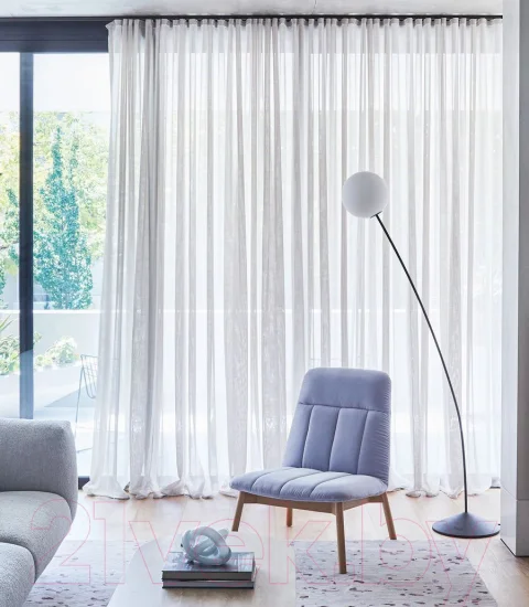 Гардина Soft Lines Selanik (300x265, белый)