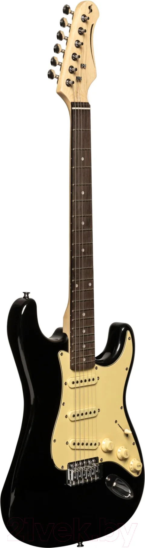 Электрогитара Stagg SES-30 BK Strat STD BK