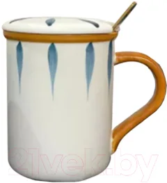 Кружка с ложкой MONAMI SET-102 — фото 1