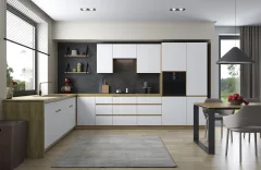 Шкаф-стол кухонный Anrex Set plus 1D1S/40 (дуб наварра/белый) — фото 3