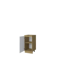 Шкаф-стол кухонный Anrex Set plus 1D/40 (дуб наварра/белый) — фото 2