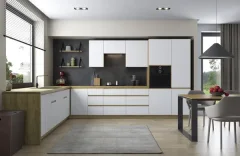 Шкаф-стол кухонный Anrex Set plus 1D/40 (дуб наварра/белый) — фото 9