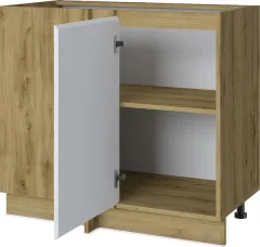Шкаф под мойку Anrex Set Plus угловой 1D/90 (дуб наварра/белый) — фото 10